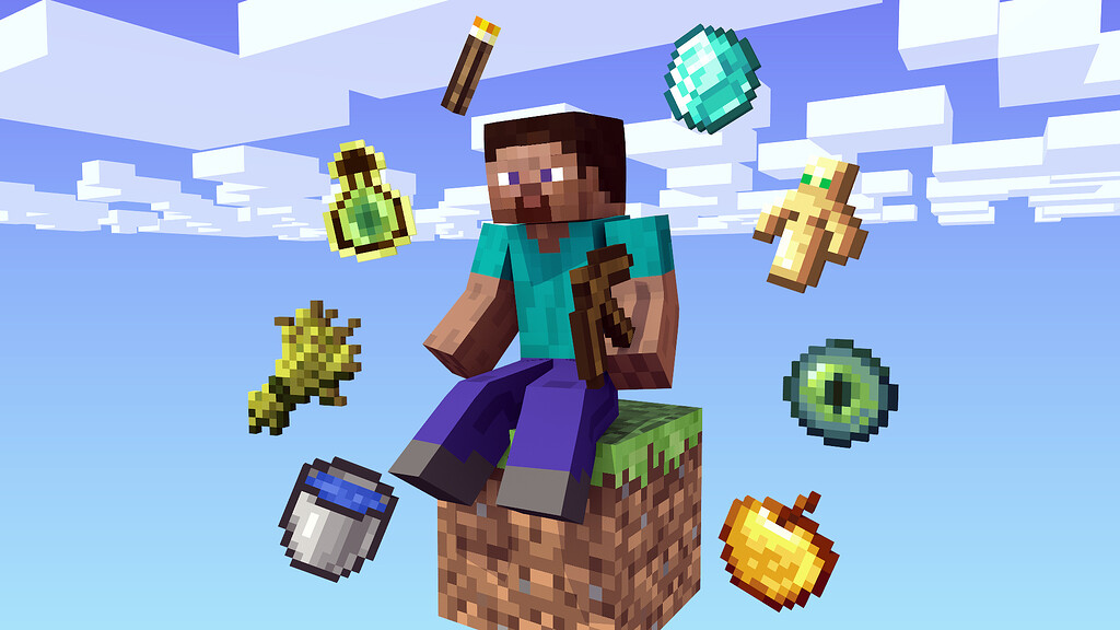 Skyblock One Block - Wallpaper - Nova Skin