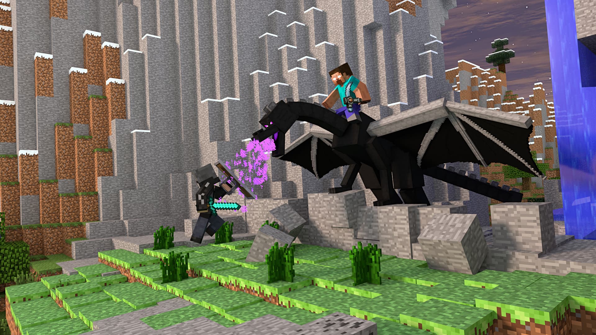 minecraft wallpaper hd enderdragon